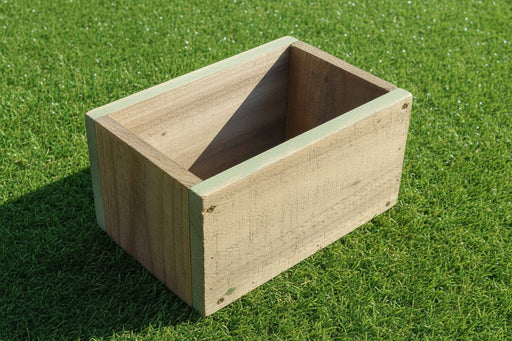 Wooden Rustic Planter Window Box no feet - Plywood ETC