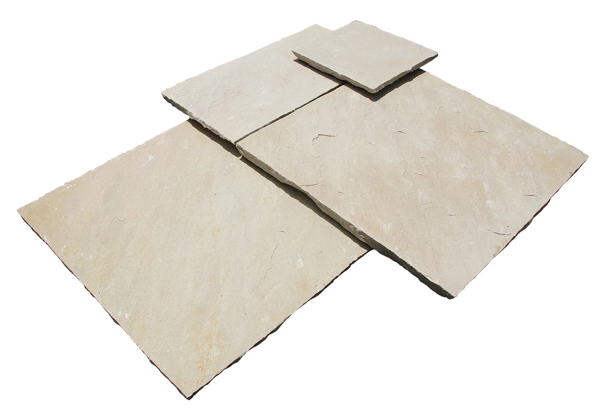 Arley Mint Sandstone Natural Stone Paving Project Pack 15.25m2 — Plywoodetc
