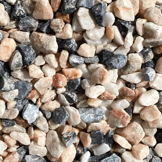 Carnival Pink Marble Gravel Chippings 20mm - 800kg Bulk Bag - Armstrong Cheshire