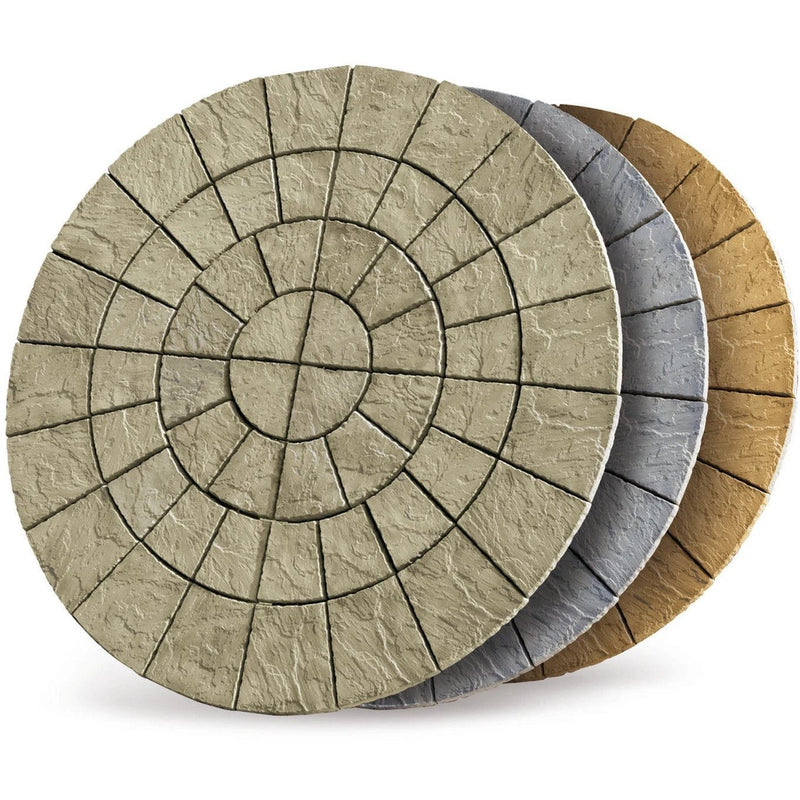 Cathedral Circle Concrete Paving Kit Barley 2.56m Diameter - Armstrong Cheshire