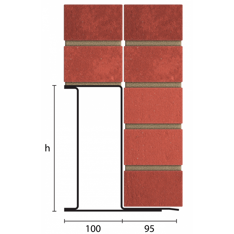 Catnic CN81B Steel Box Lintel External Solid Wall - Armstrong Cheshire