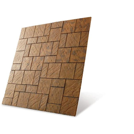 Chalice Concrete Paving Patio Kit 5.76m2 Honey Brown - Armstrong Cheshire