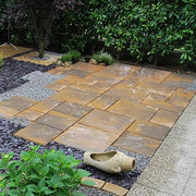 Chalice Concrete Paving Patio Kit Honey Brown  7.29m2 - Armstrong Cheshire