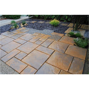 Chalice Concrete Paving Patio Kit Honey Brown  7.29m2 - Armstrong Cheshire