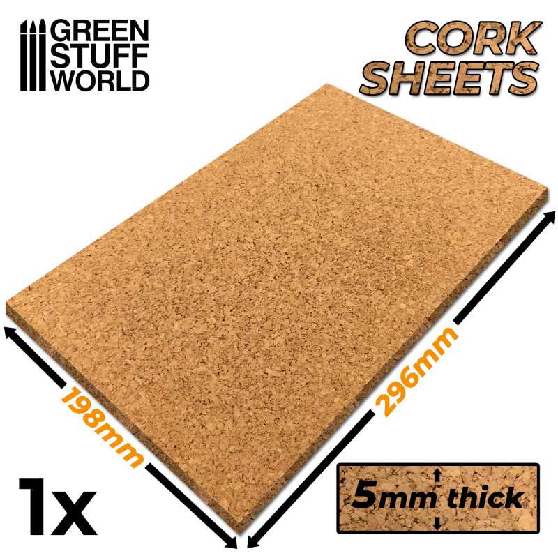 Cork Sheet: 198 x 296mm | Green Stuff World