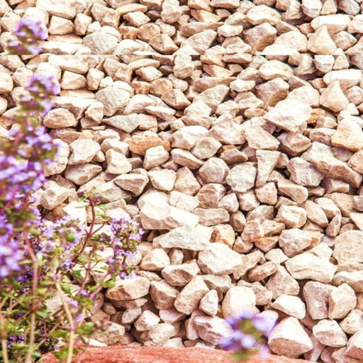 Cream Limestone Chippings 20mm - 25/50 20kg Bags - Armstrong Cheshire