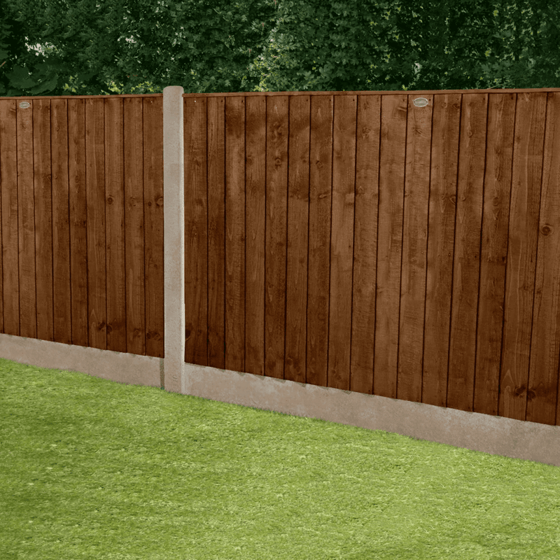 Feather Edge Fencing Boards Pressure Treated Brown 150mm - Armstrong Cheshire