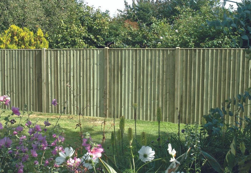 Feather Edge Fencing Boards Pressure Treated Green 125mm - Armstrong Cheshire