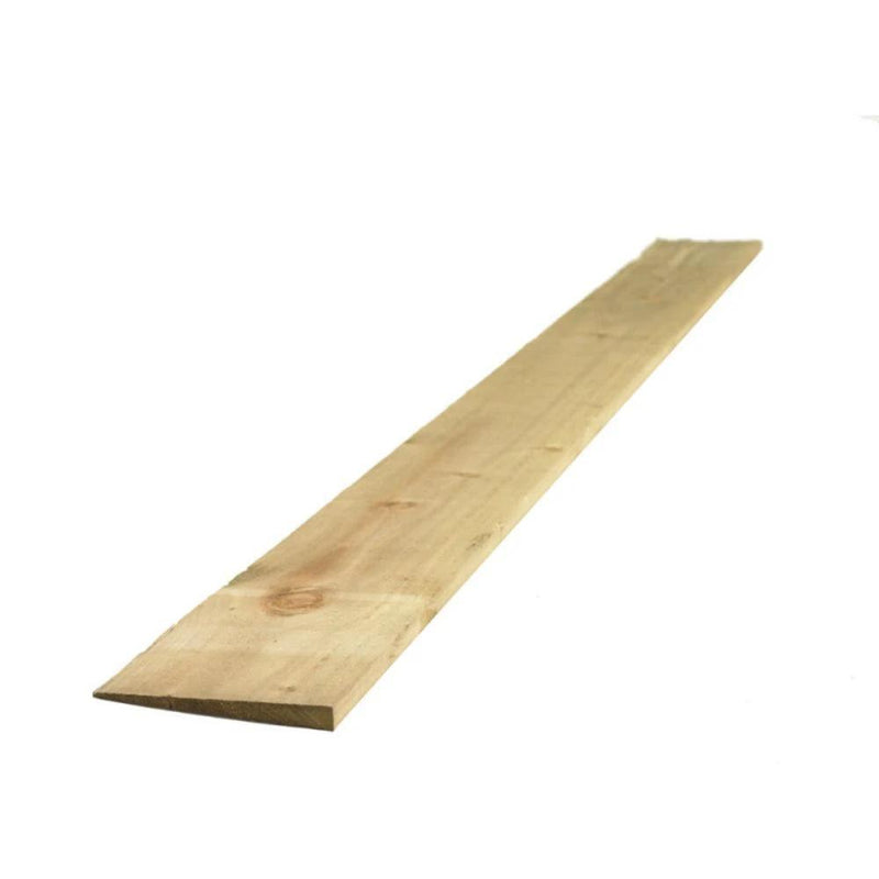 Feather Edge Fencing Boards Pressure Treated Green 125mm - Armstrong Cheshire