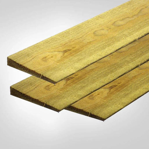 Feather Edge Fencing Boards Pressure Treated Green 150mm - Armstrong Cheshire