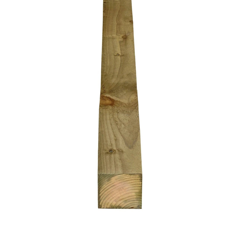 Green Treated Wooden Fence Post UC3u 75mm x 75mm - Armstrong Cheshire