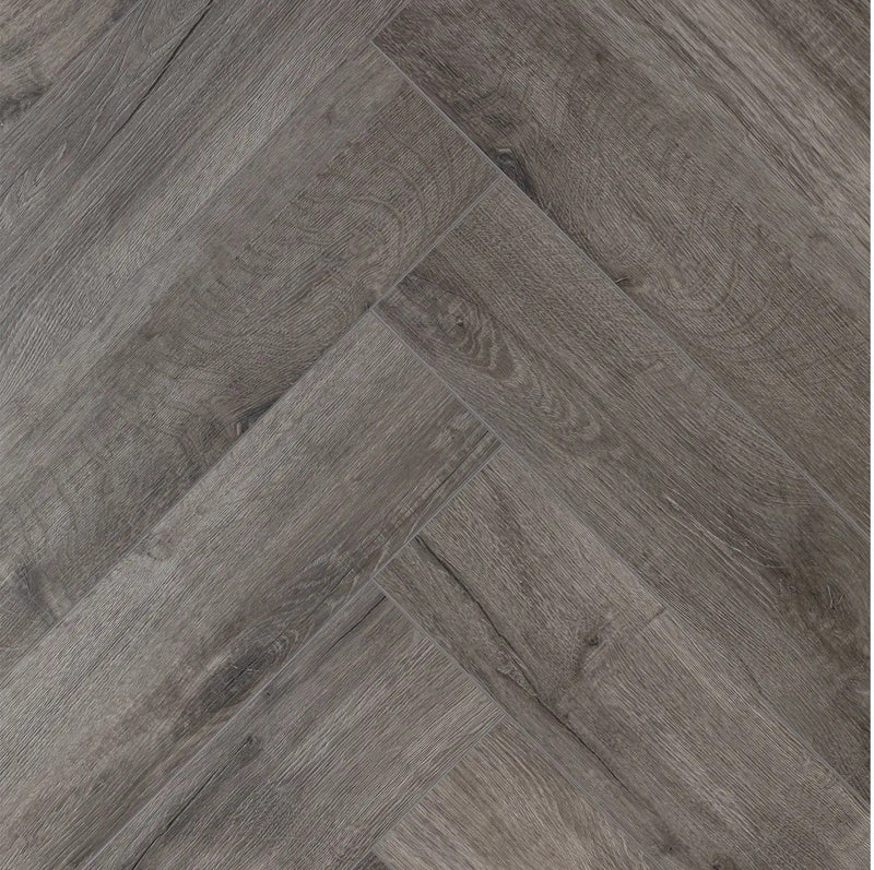 Herringbone Oak Vinyl Planks 6mm Waterproof With Pre Fitted Underlay And Drop Down Click System