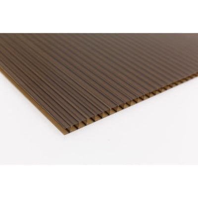 Twinwall Polycarbonate Sheet Bronze 4500mm - All Sizes