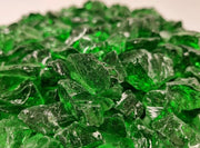 Jade Green Tumbled Glass Chippings 10-20mm - Armstrong Cheshire