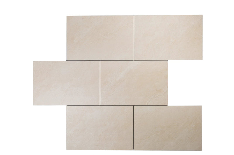 Luzia Porcelain Paving  Polar Ivory Outdoor Tiles - Armstrong Cheshire