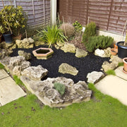 Midnight Black Tumbled Glass Chippings 10-20mm - Armstrong Cheshire