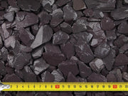 Midnight Blue Slate Chippings 20mm - 800kg Bulk Bag - Armstrong Cheshire