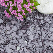 Midnight Blue Slate Chippings 20mm - 800kg Bulk Bag - Armstrong Cheshire