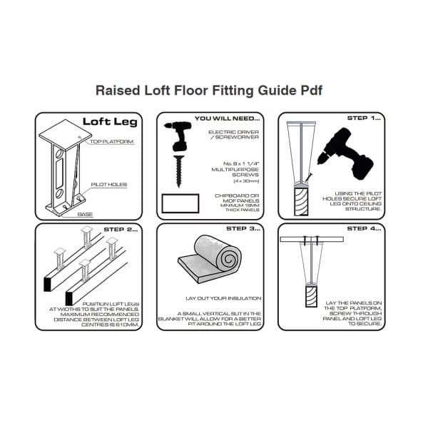 Loft leg installation instructions