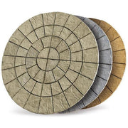 Patio Circle Kit Cathedral Concrete Paving 2.56m Diameter Weathered York - Armstrong Cheshire