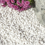 Polar White Spanish Marble Gravel 10mm - 800kg Bulk Bag - Armstrong Cheshire