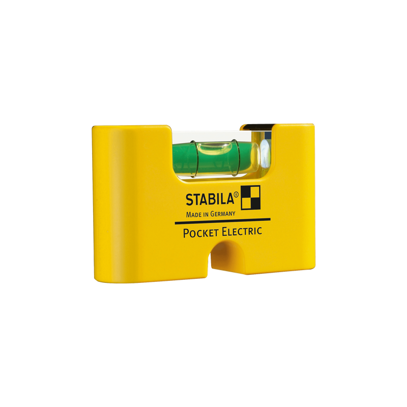 Stabila Pocket Electric Spirit Level Magnetic Hold Screwdriver Channel For Electricians