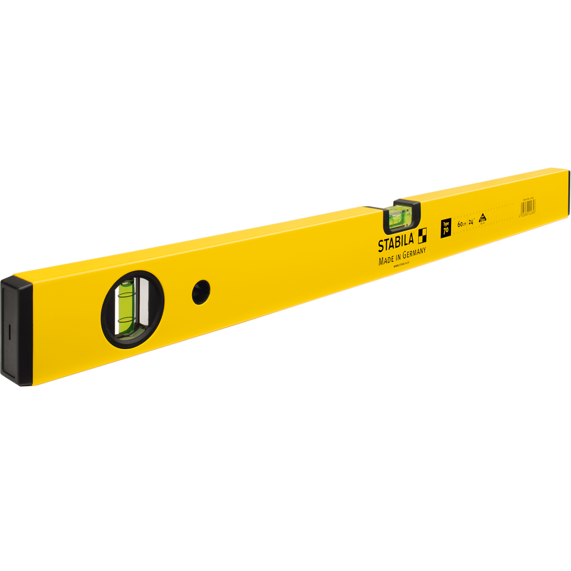 Stabila Type 70 Spirit Level 2 Vial Lightweight Precision Tool For Builders And Tradespeople
