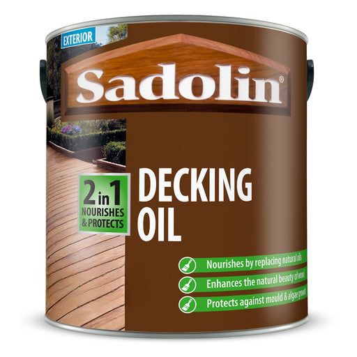 Sadolin 2 In 1 Decking Oil - 2.5 L - Armstrong Cheshire