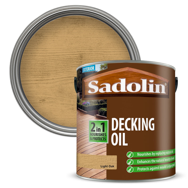 Sadolin 2 In 1 Decking Oil - 2.5 L - Armstrong Cheshire