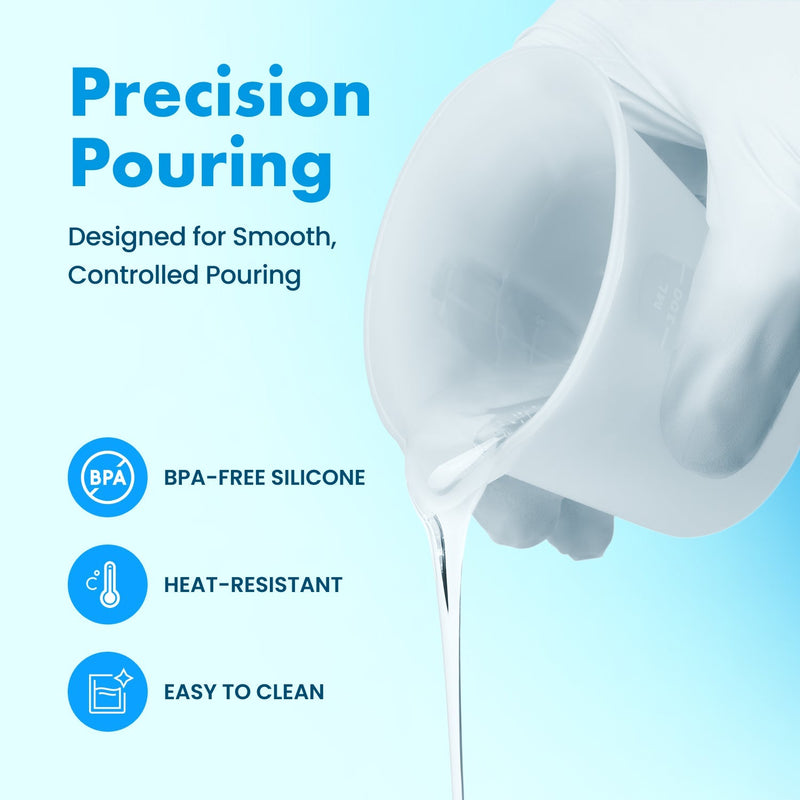 Silicone Measuring and Mixing Cups & Tools