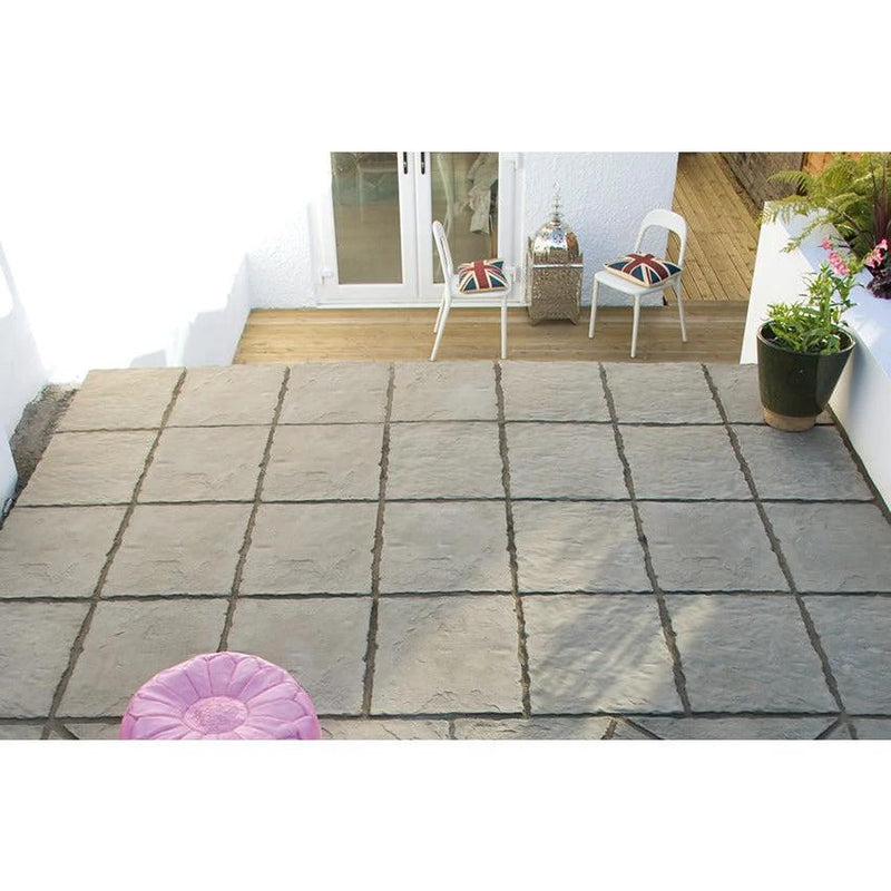 Stratford Concrete Paving Patio Kit Antique Grey 5.76m - Armstrong Cheshire