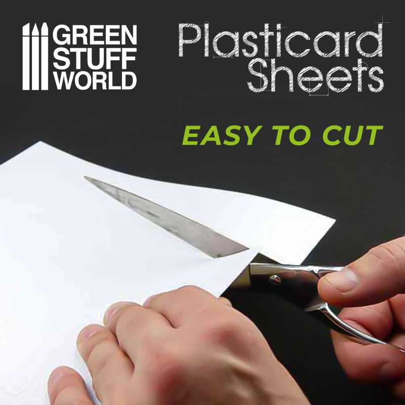 Plasticard Styrene Sheets: 20x30cm - 7pc | Green Stuff World