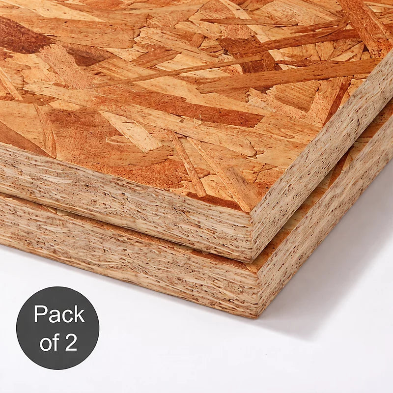 Two wooden panels with a 'Pack of 2' label on a white background