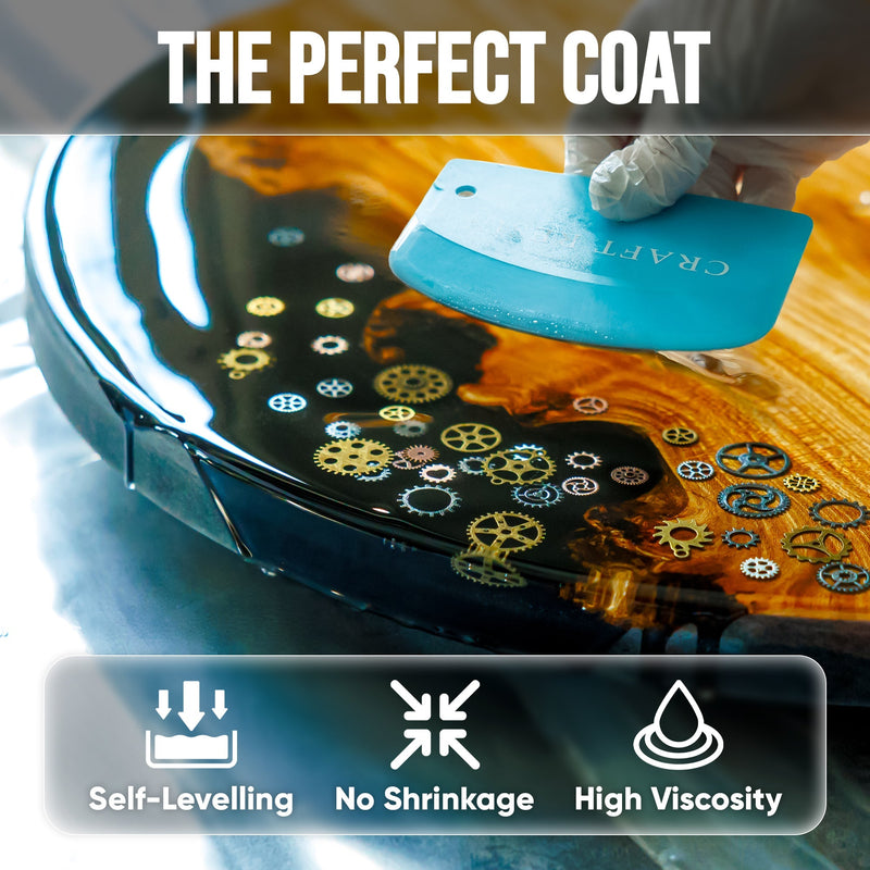 Table Top Epoxy Resin Kit - 8L (1:1) | Ultra-Clear, Self-Leveling, UV Resistant