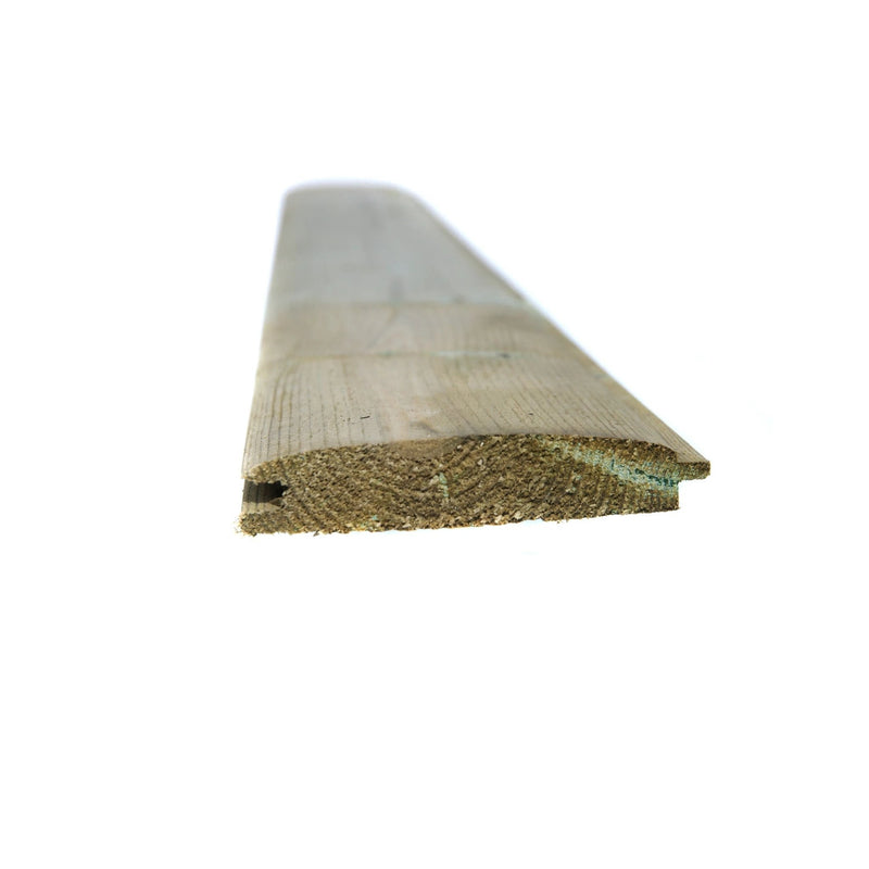 Tanalised LogLap Timber Cladding - 21mm x 88mm (3.5") Finished Size - Armstrong Cheshire