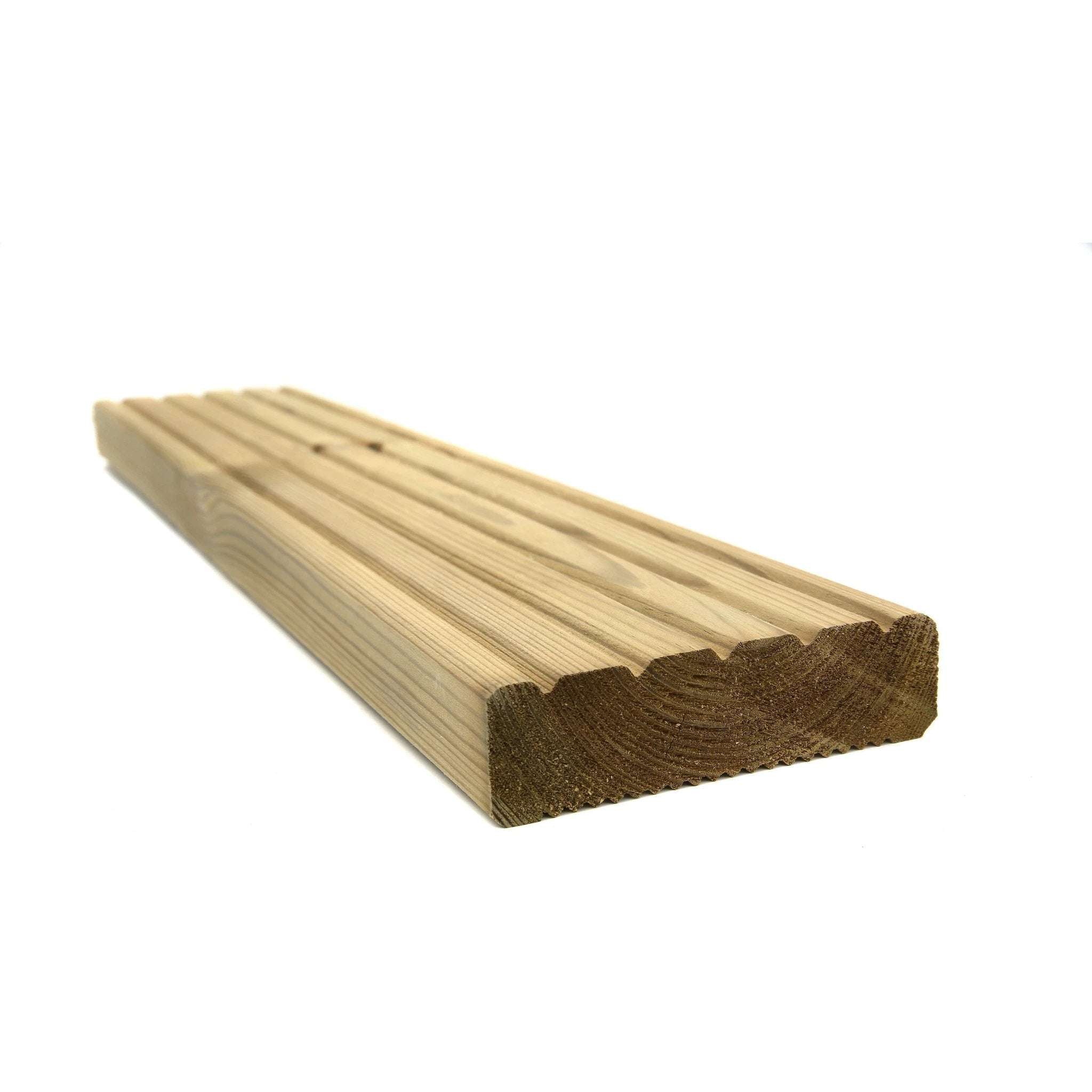 Treated Heavy Duty Timber Decking Board Packs 120 x 35mm finished size ...